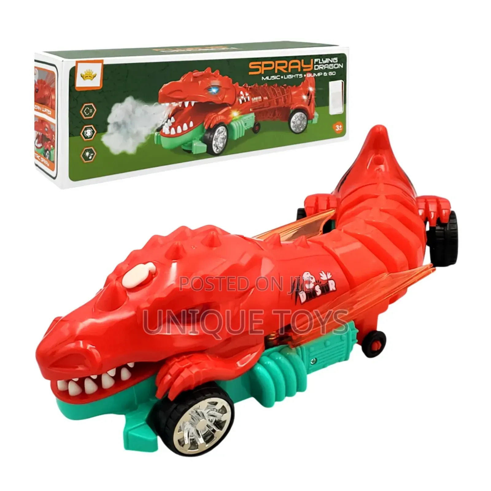 Spray Flying Dragon – Music, Lights Steam Action