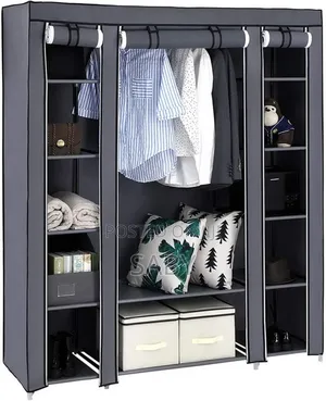 Portable Closet Wardrobes Cloth Rack Storage Organizer