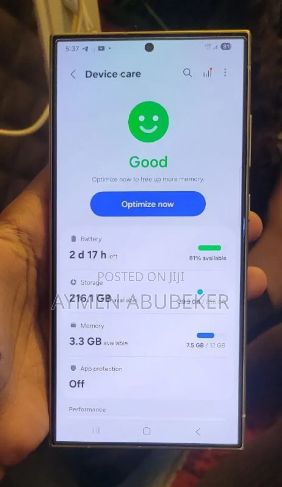 New Samsung Galaxy S24 Ultra 256 GB Gold