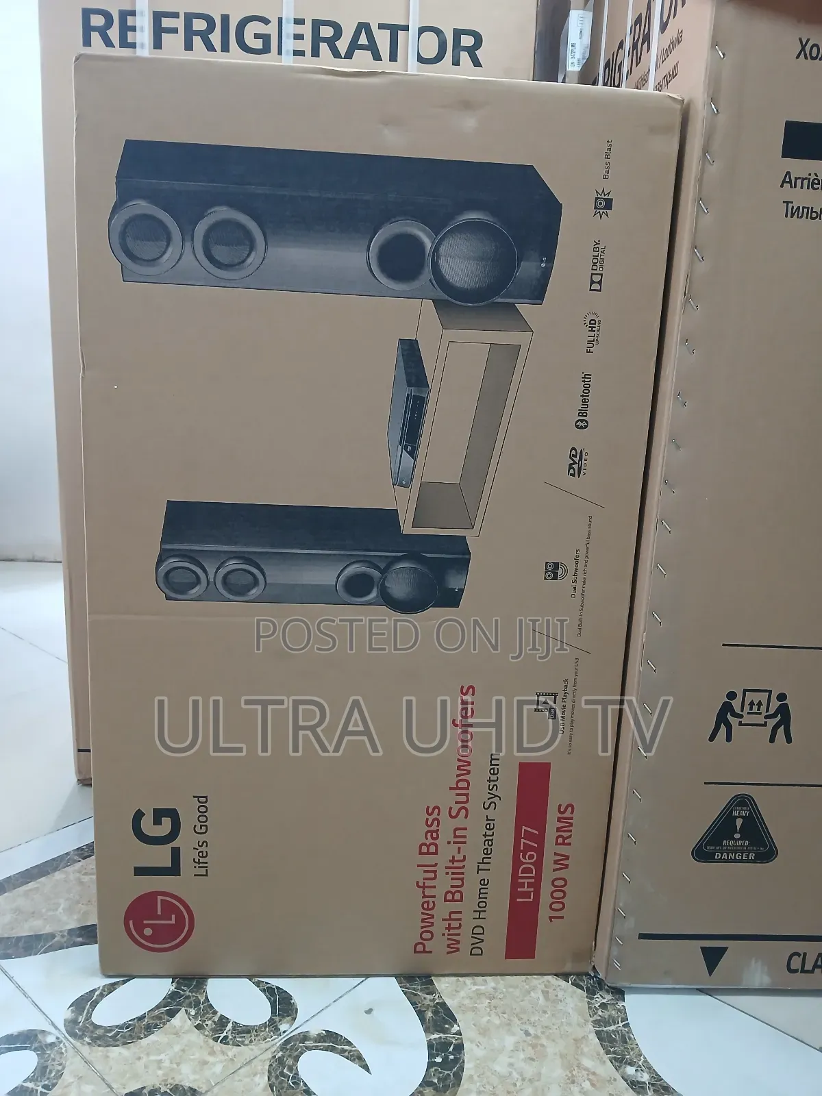 Lg Lhd677 DVD Home Theater System. Output: 1000w RMS Power.