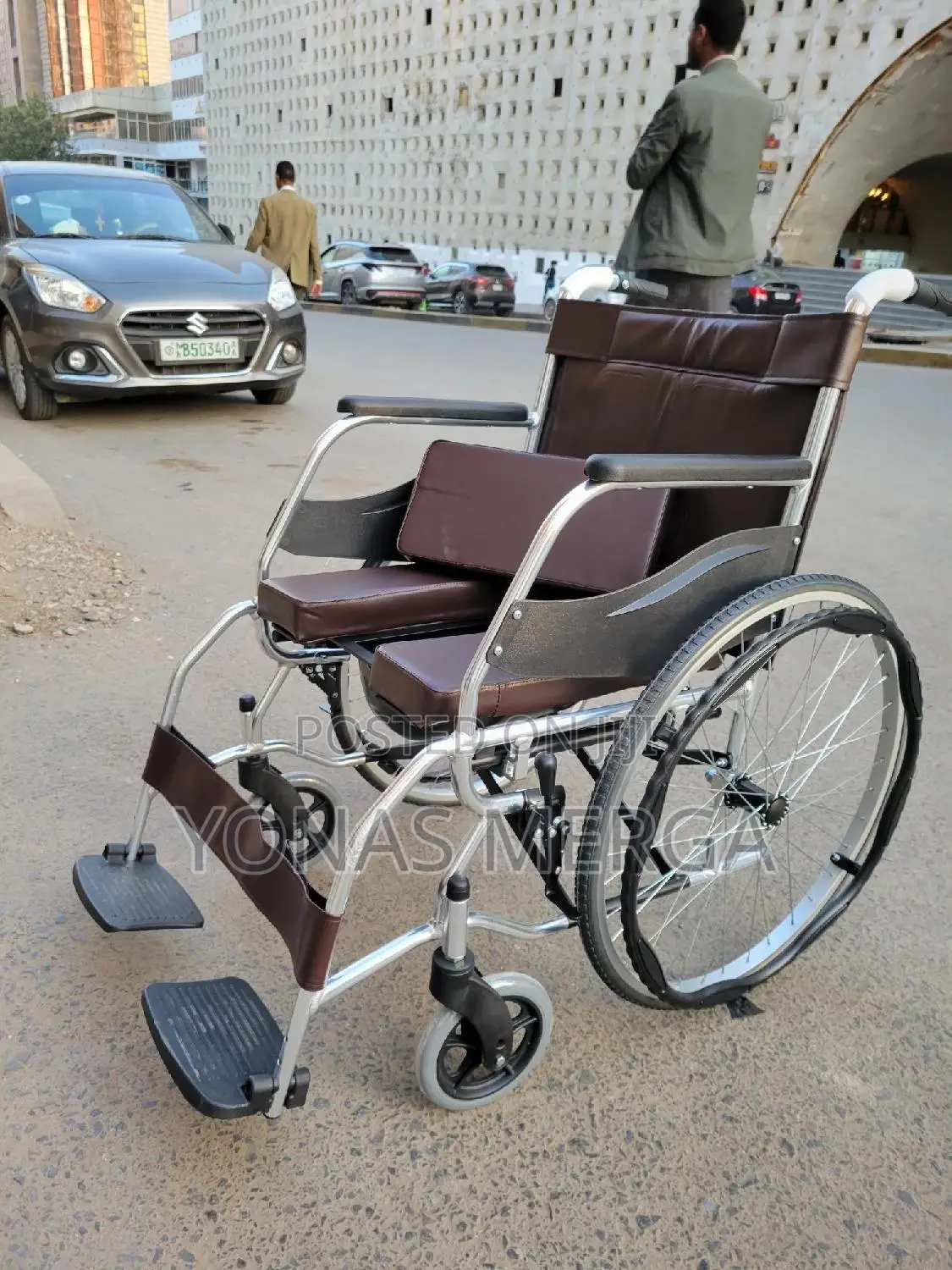 Toilet Wheelchair邮彼cushioned Seat Safety Support(Ft-Wc1)