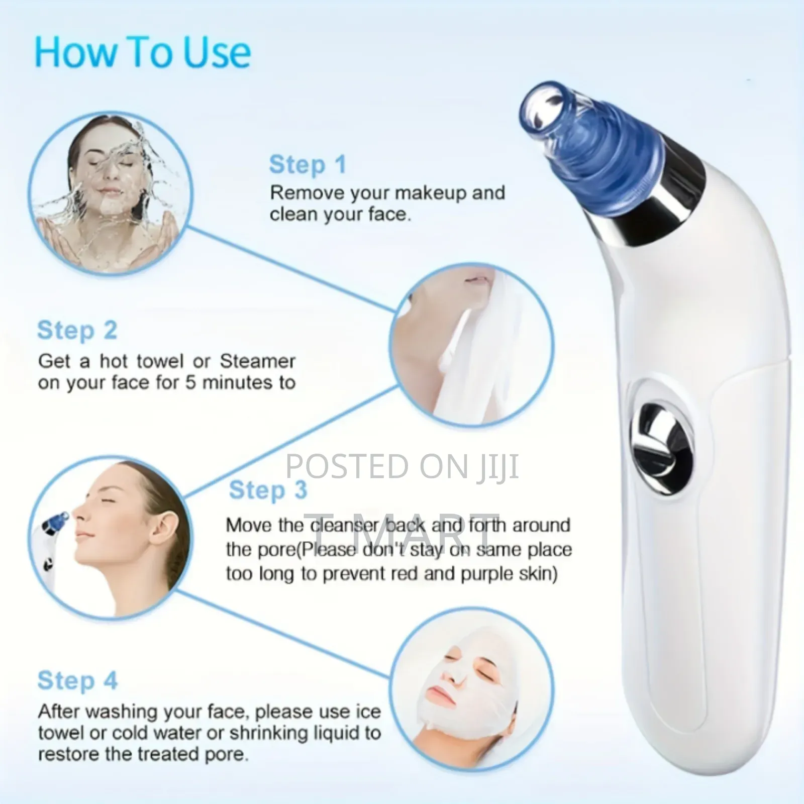 Facial Vacuum Blackhead Acne Pore Skin Cleaner