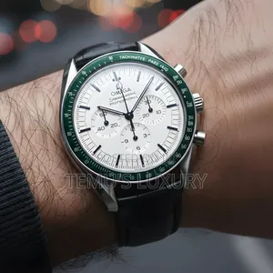 Omega Speedmaster Moonwatch - Rare Green Bezel Edition - Brand New