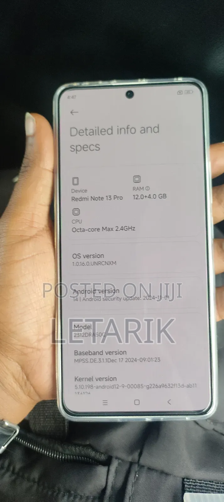 New Xiaomi Redmi Note 13 Pro 256 GB Red