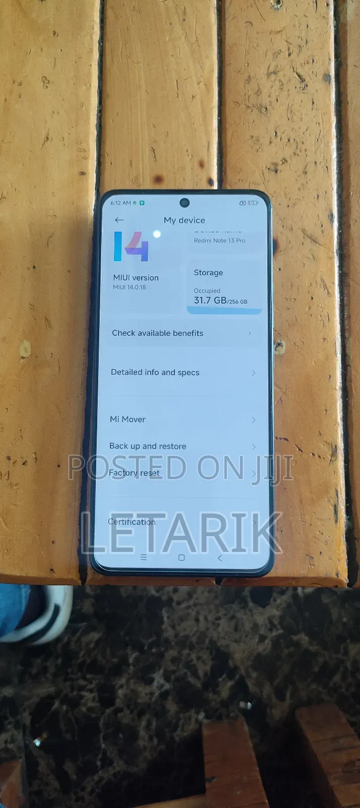 New Xiaomi Redmi Note 13 Pro 256 GB Red