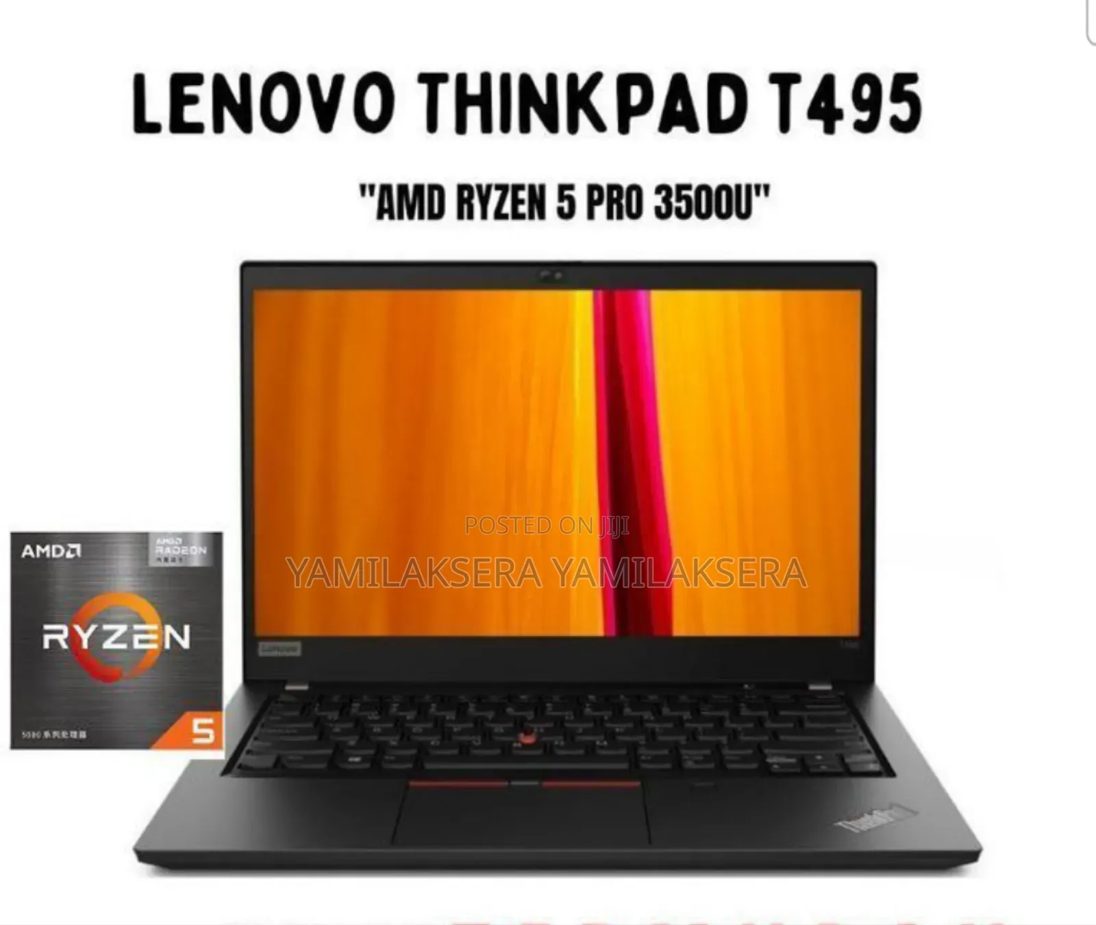 New Laptop Lenovo ThinkPad T495s 8GB AMD Ryzen 5 SSD 256GB