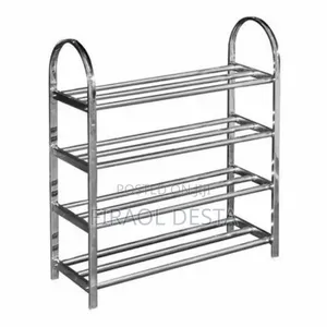 4 Layer Stainless Steel Shoes Rack