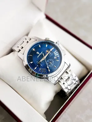 Poedagar Men's Stainless Steel Multi- Quartz Watch With a Blue