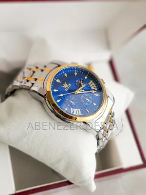 Olevs Men's Two-Tone Stainless Steel Analog Quartz Watch,