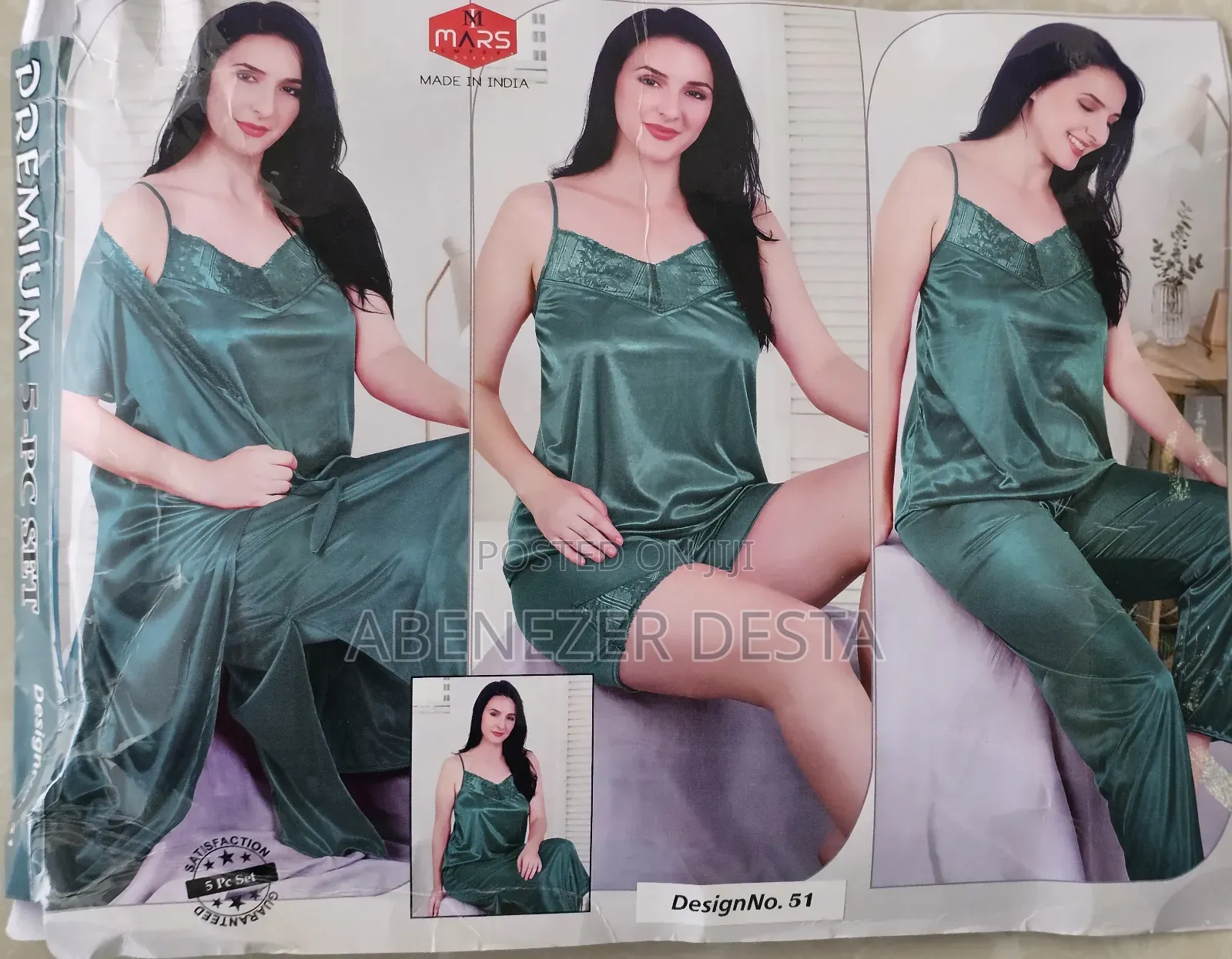 Dark Green Women's Sleepwear Pygma 5set