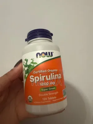1000 Mg Cerfitified Organic Spirulina 120 Tablets Original From Usa