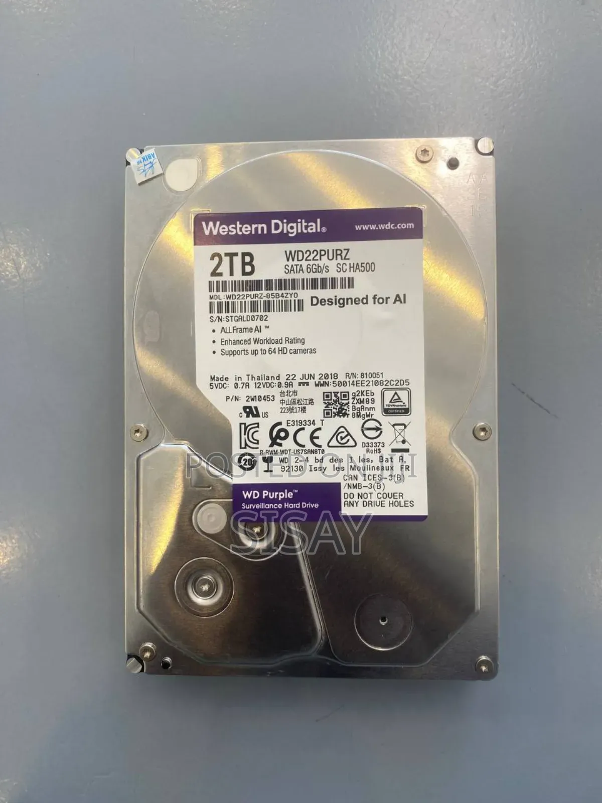 2 Tera Servilance HDD
