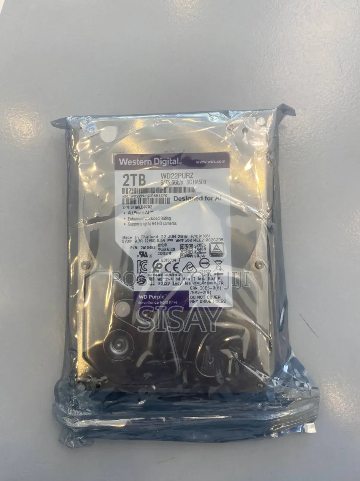 2 Tera Servilance HDD