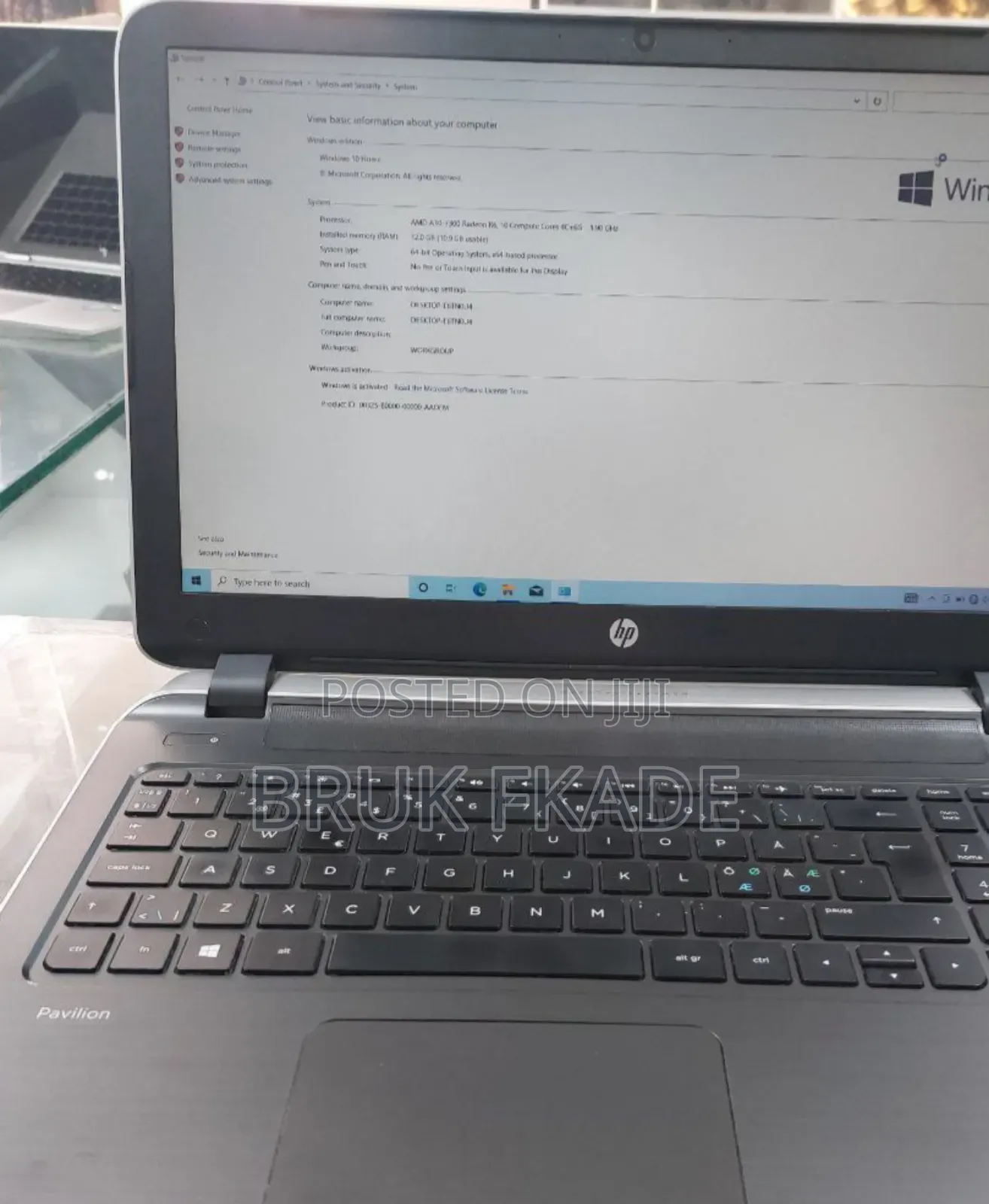 New Laptop HP Pavilion 15 12GB AMD A10 SSD 1T