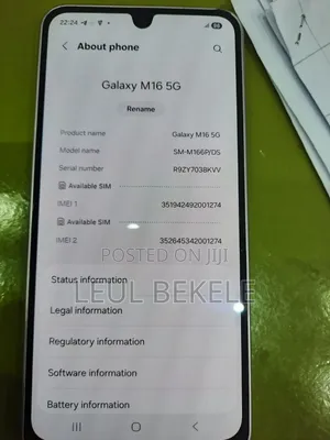 New Samsung Galaxy M16 128 GB Pink