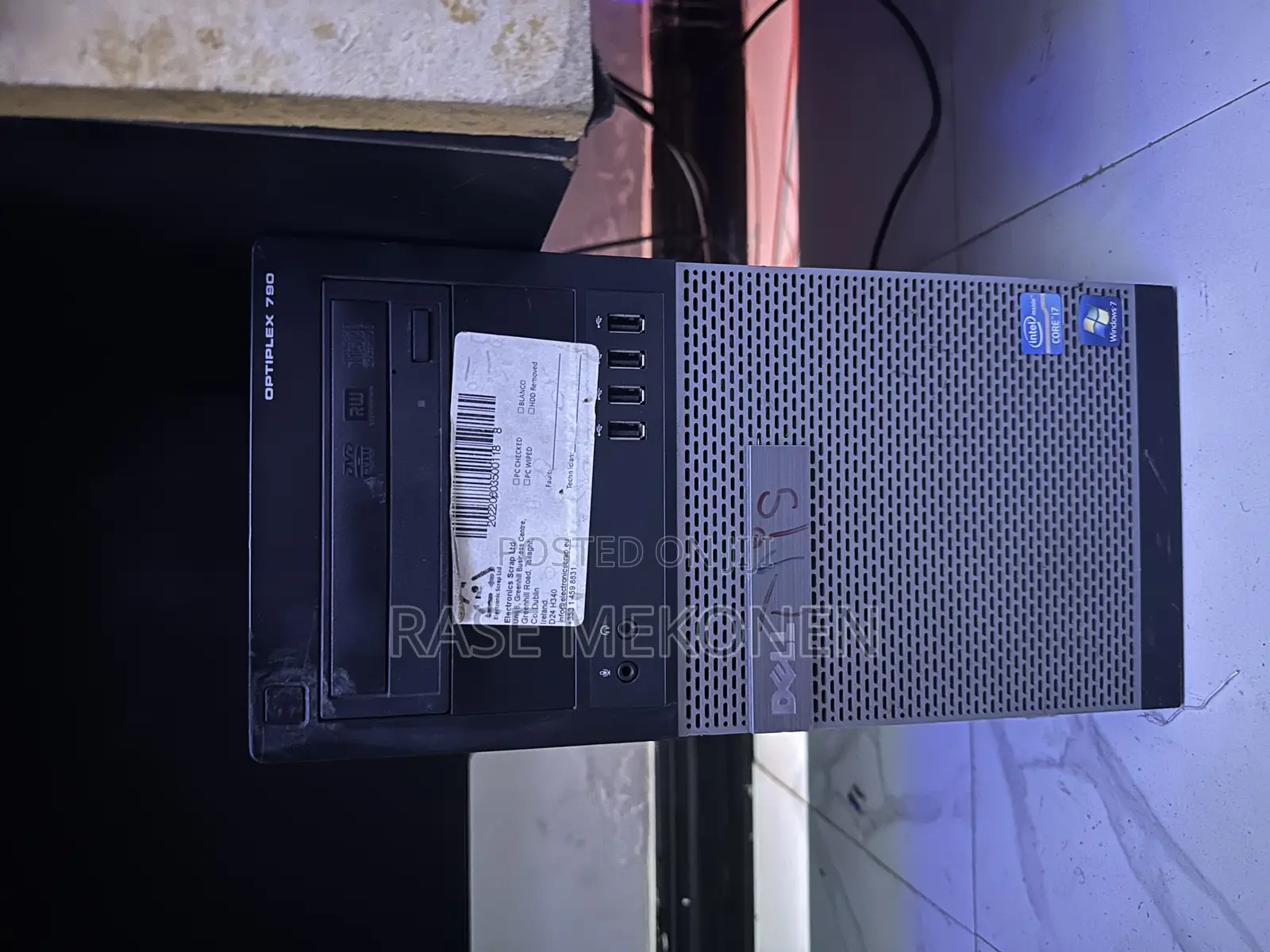 Desktop Computer Dell OptiPlex 790 4GB Intel Core I5 HDD 256GB