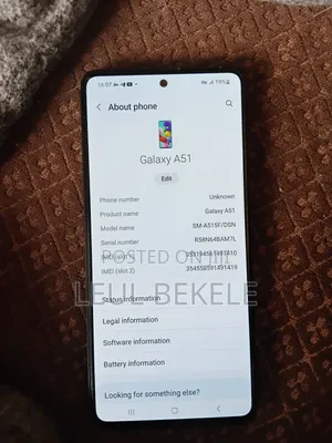 Samsung Galaxy A51 128 GB Blue