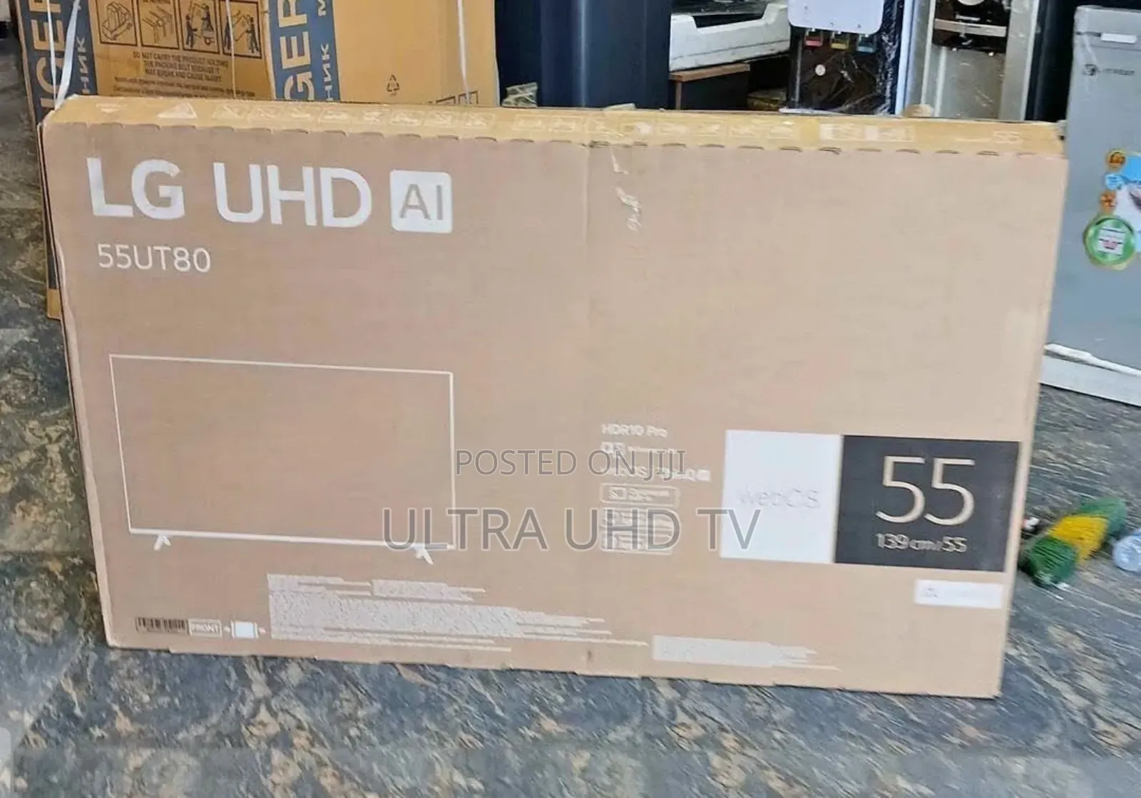 55-Inch Ut80 Series Uhd Smart Tv. Display: 55 Inches With Uhd