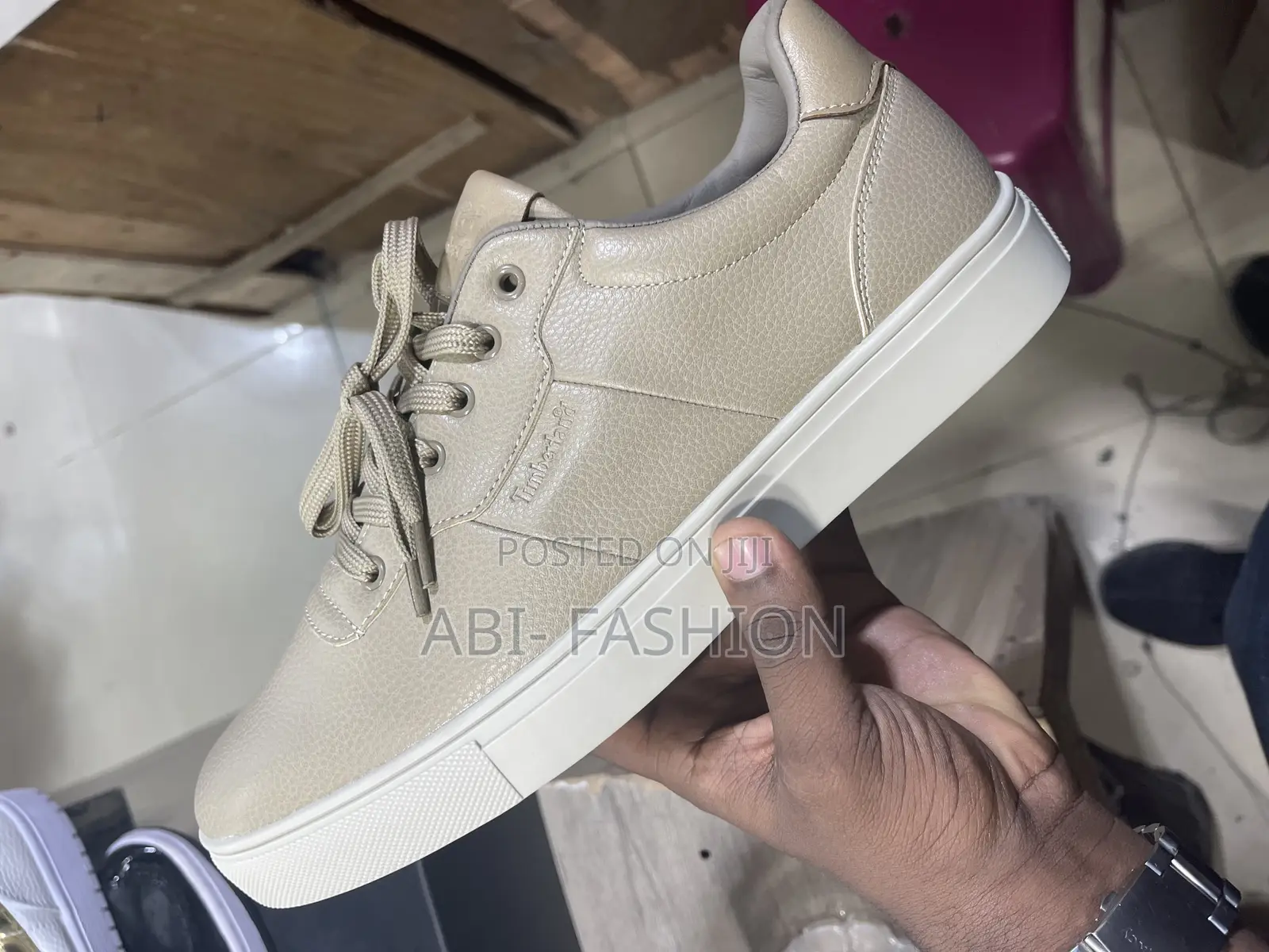 Timberland Brown Cream Flat