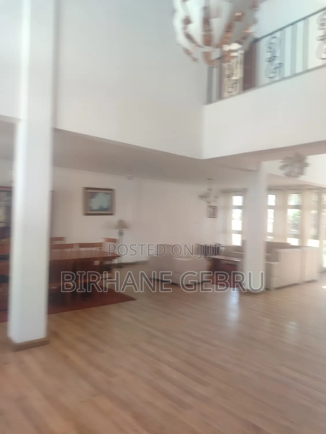Furnished 5bdrm House in G+1 House, Bole for rent