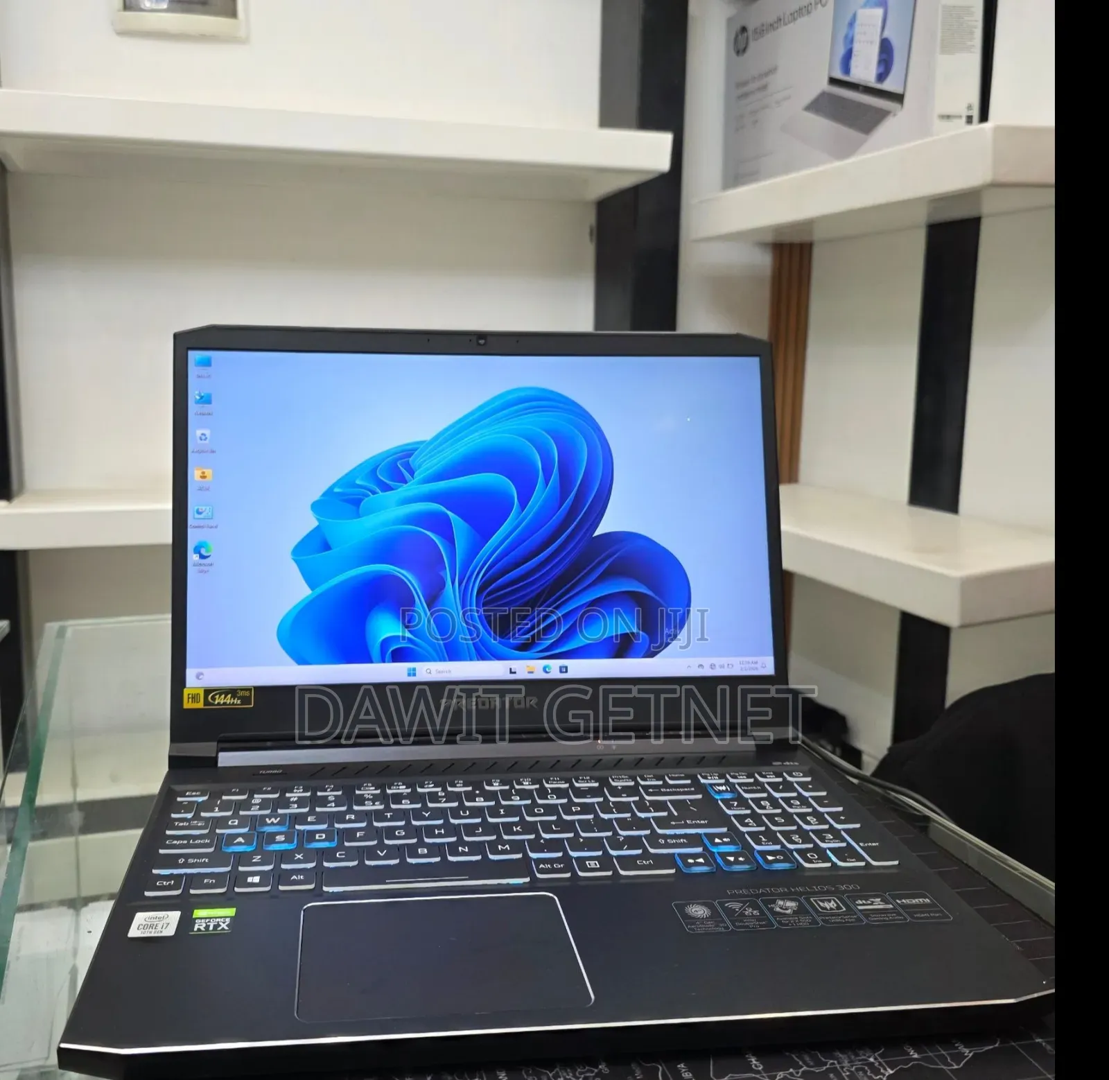 New Laptop Acer Predator Helios 300 16GB Intel Core I7 SSD 1T