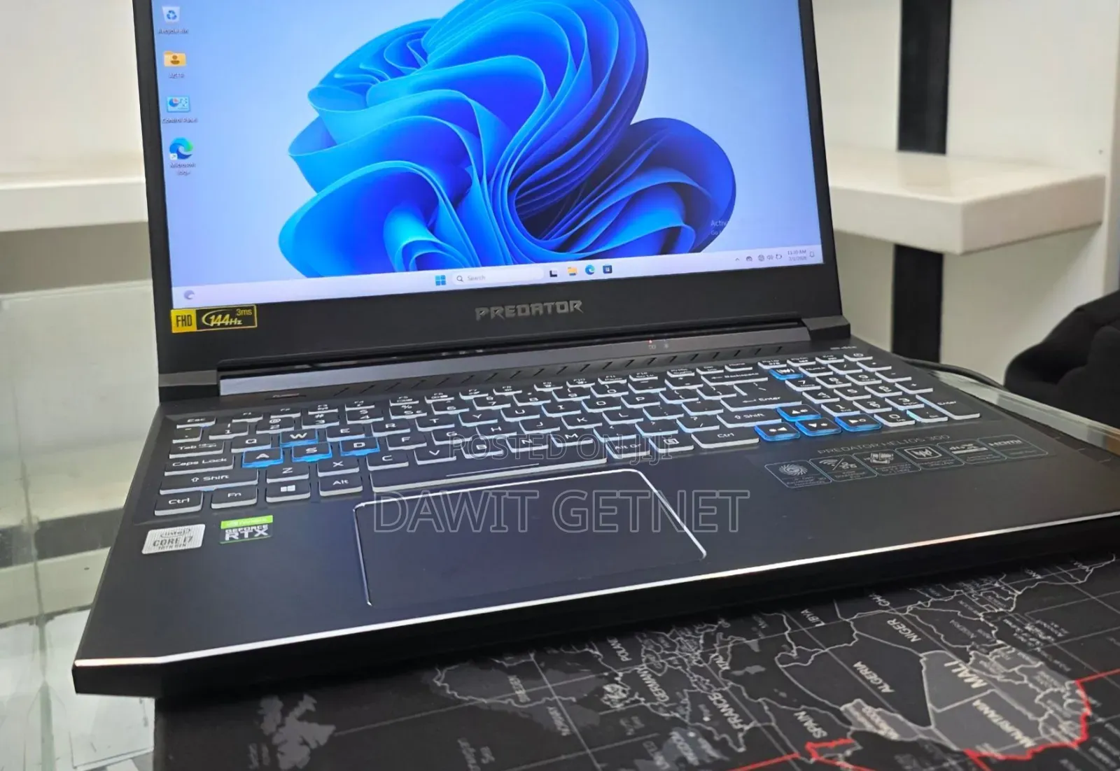 New Laptop Acer Predator Helios 300 16GB Intel Core I7 SSD 1T