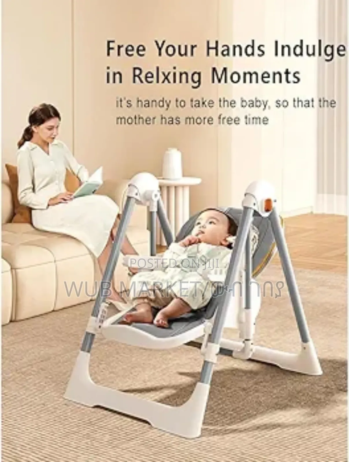 Multifunctional Baby High Chair and Swing