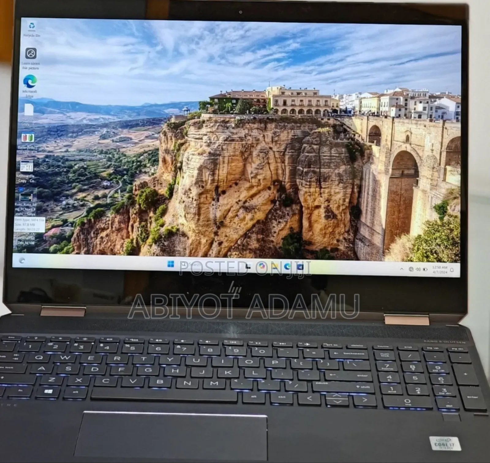 New Laptop HP Spectre X360 15t 16GB Intel Core I7 SSD 512GB