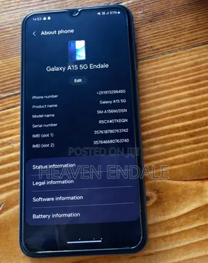 Samsung Galaxy A15 5G 256 GB Blue