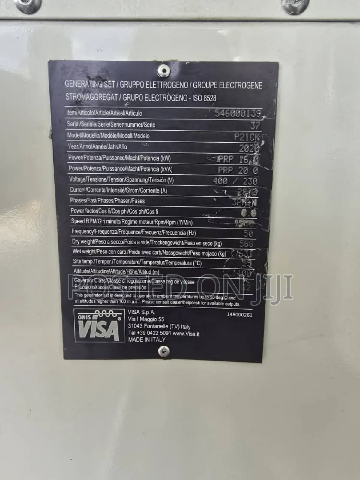 20kva Perkins Generator