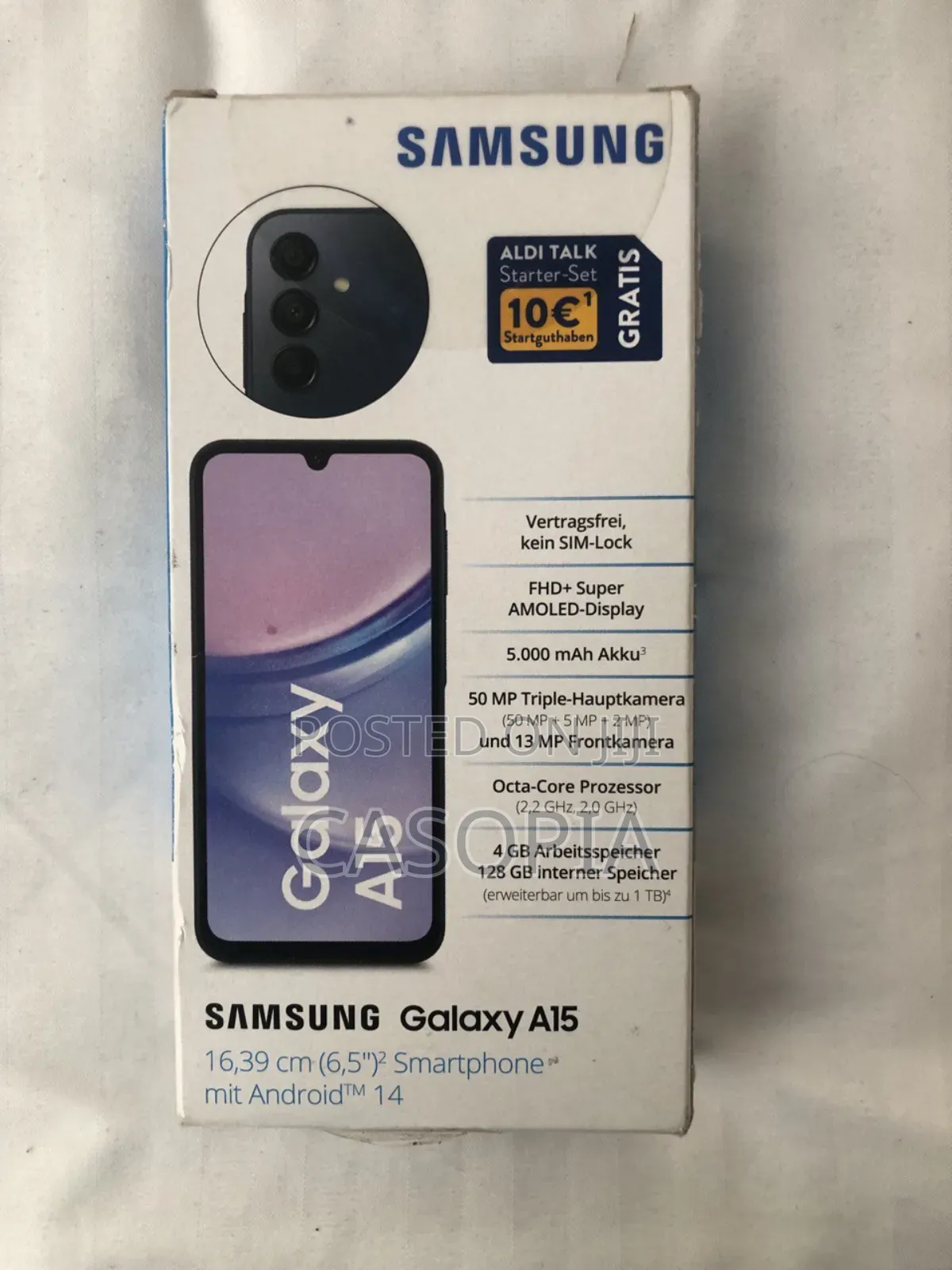 New Samsung Galaxy A15 128 GB Black