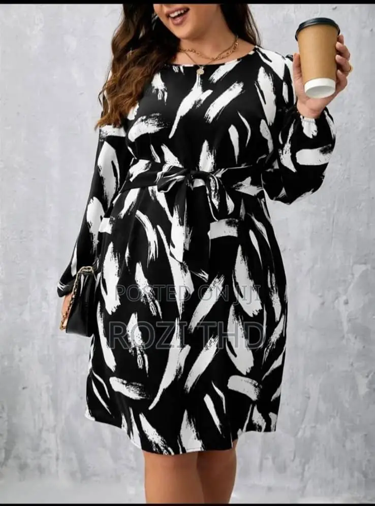 Black and White Dress