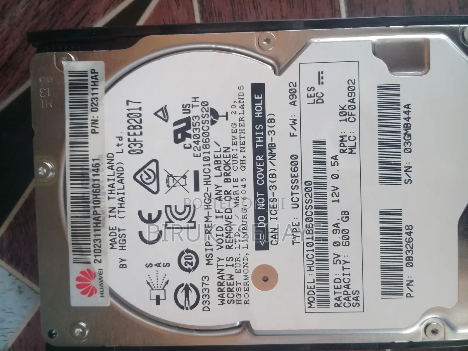 Huawei 600gb Sas Hard Driver Huccss200