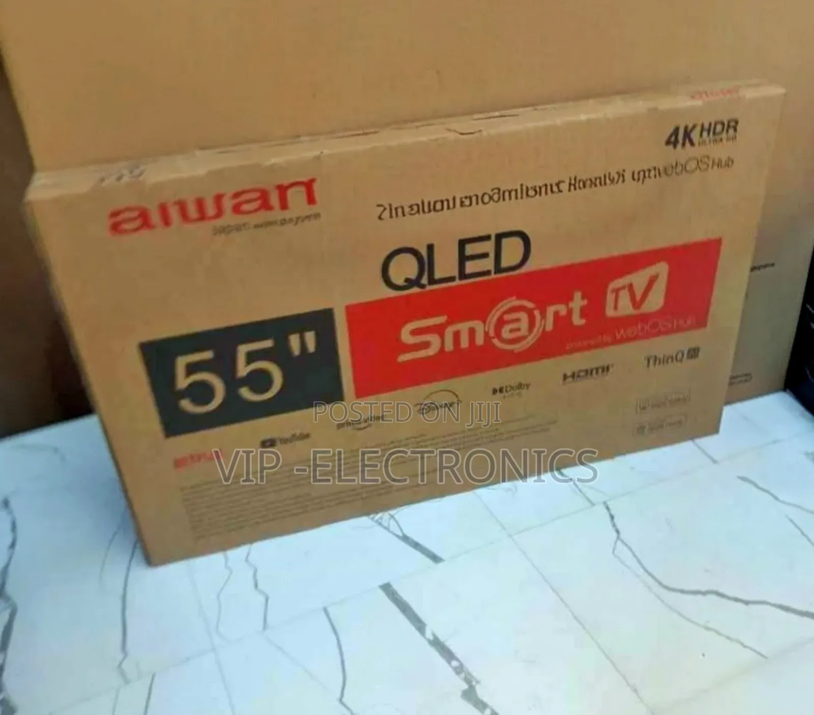Aiwa 55 Inch Tv Smart HDR Qled Webos Hub New 2025 Model