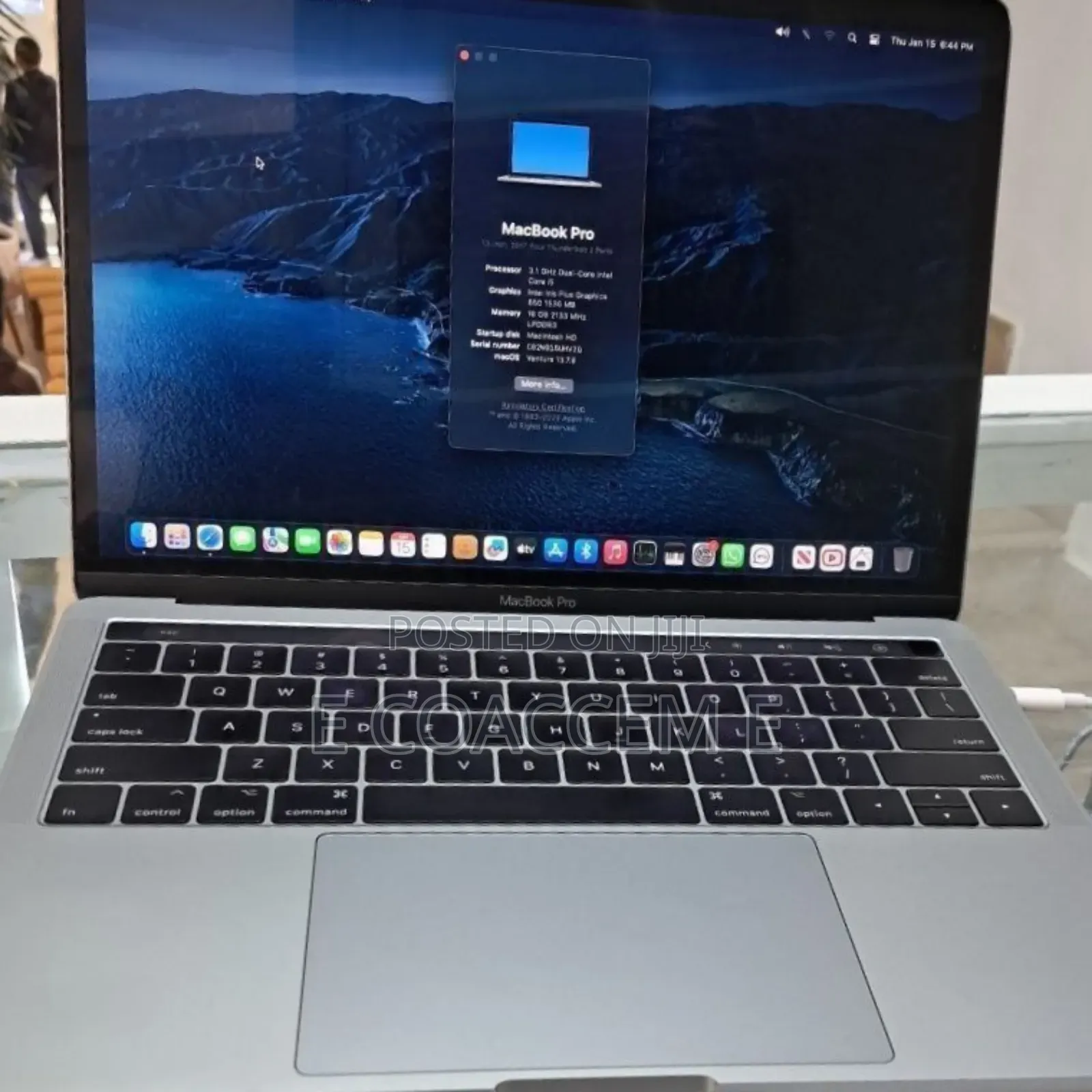 Laptop Apple MacBook 16GB Intel Core I5 SSD 16 GB