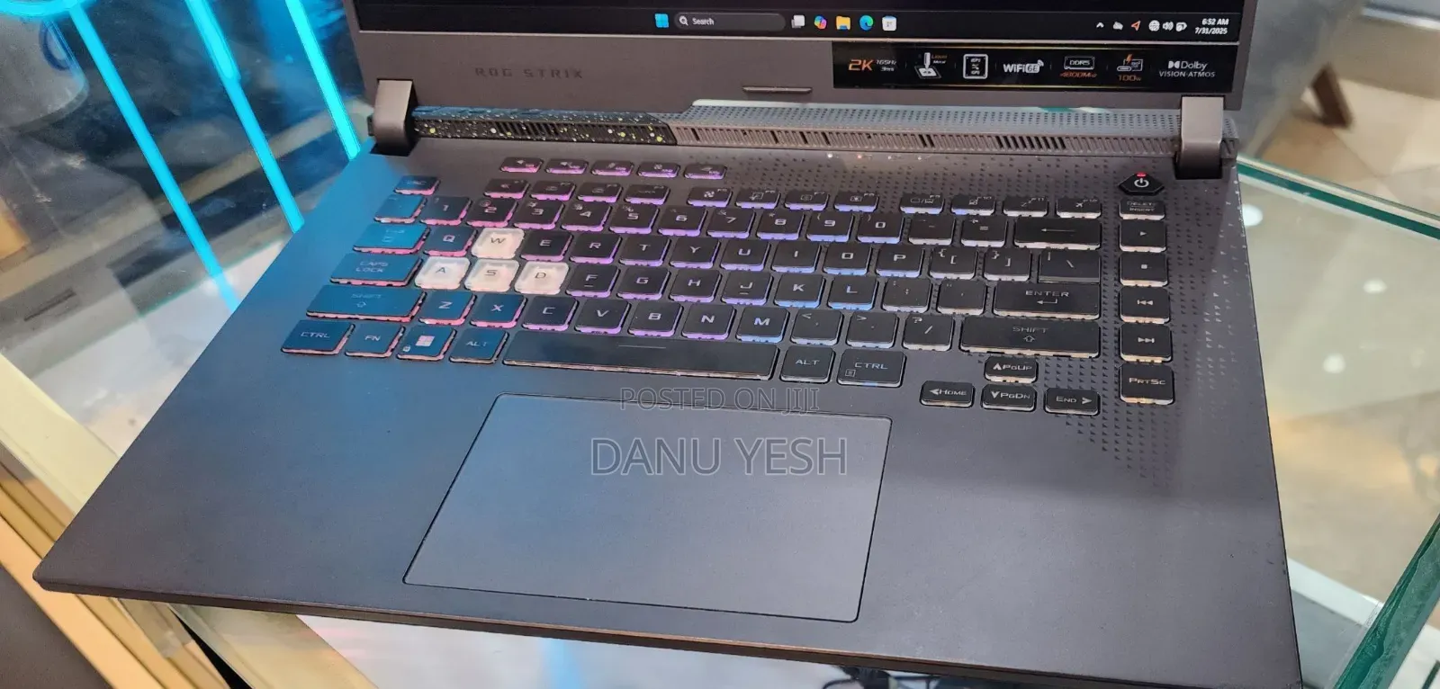 New Laptop Asus ROG Strix G16 G614 16GB AMD Ryzen 7 SSD 512GB