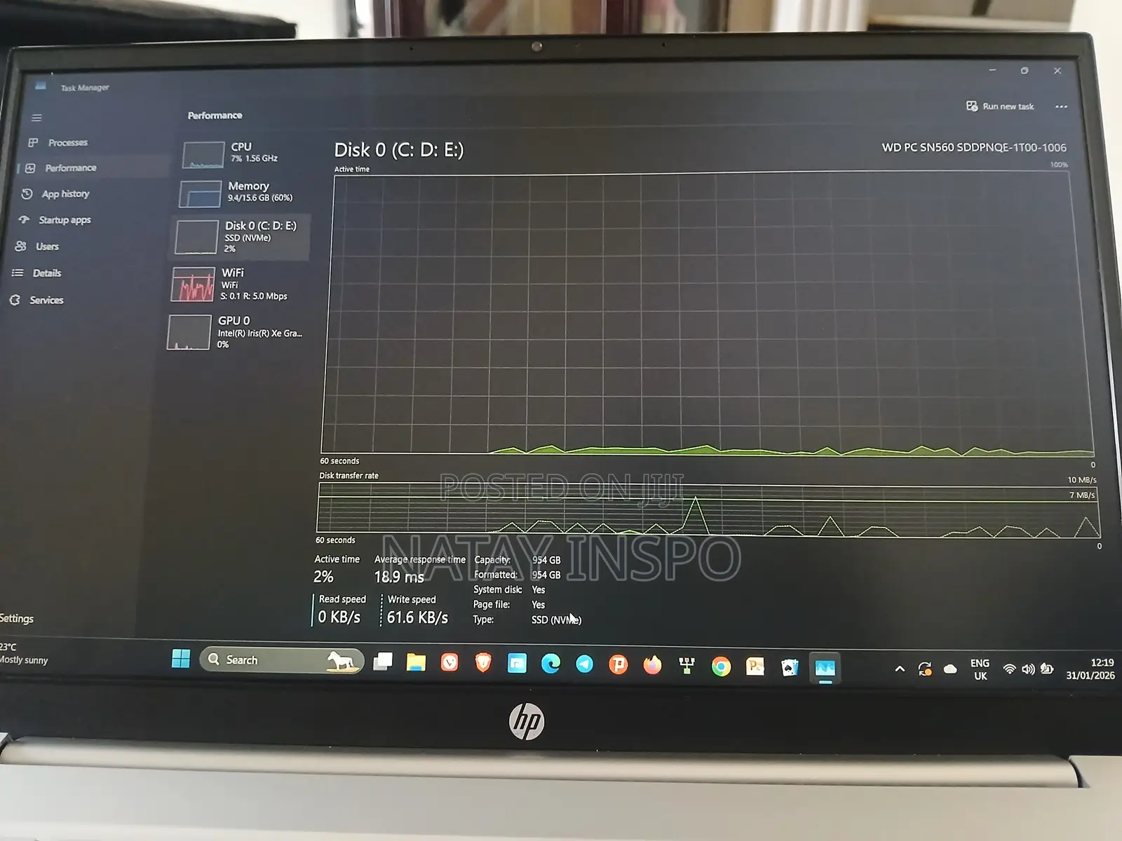 New Laptop HP Pavilion 15 16GB Intel Core I5 SSD 1T