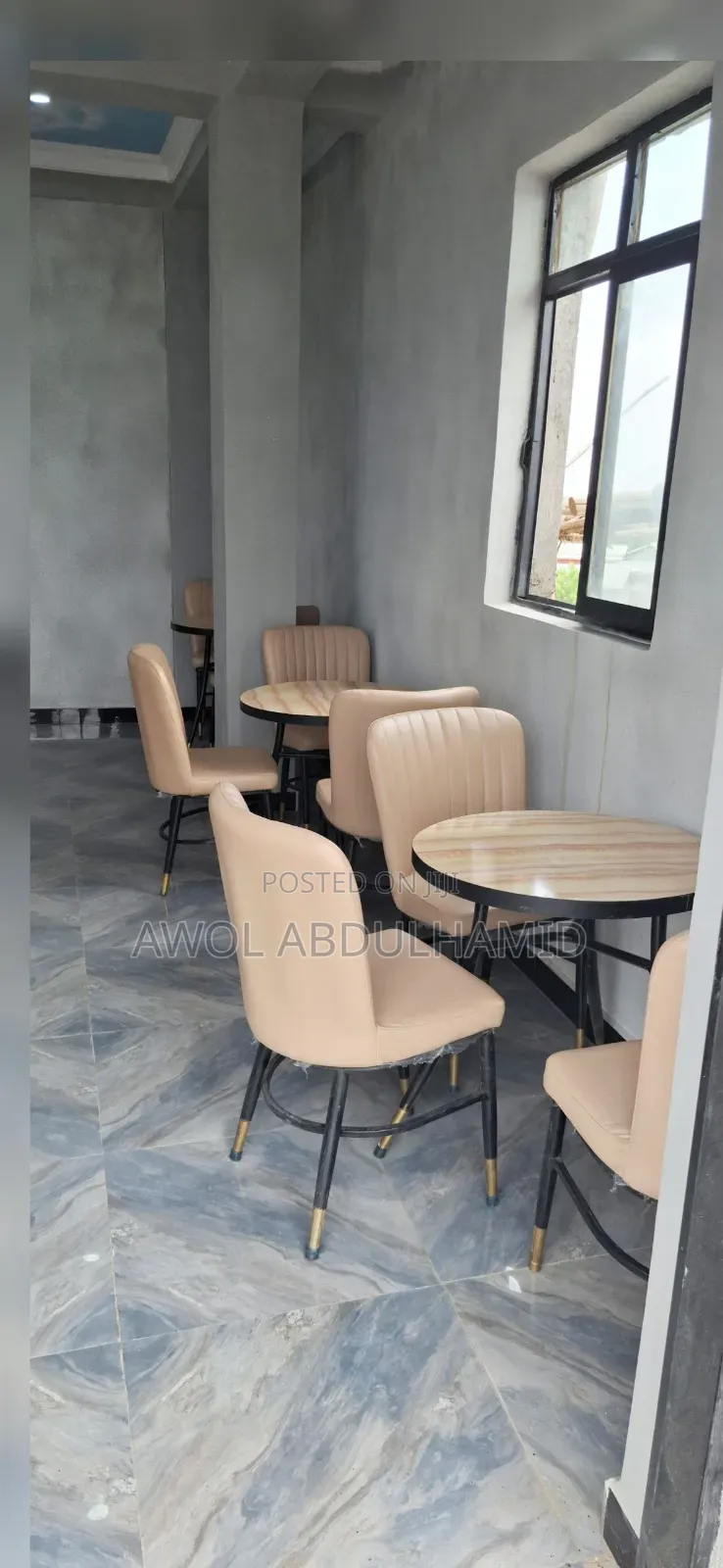 Used Cafe Chair and Table