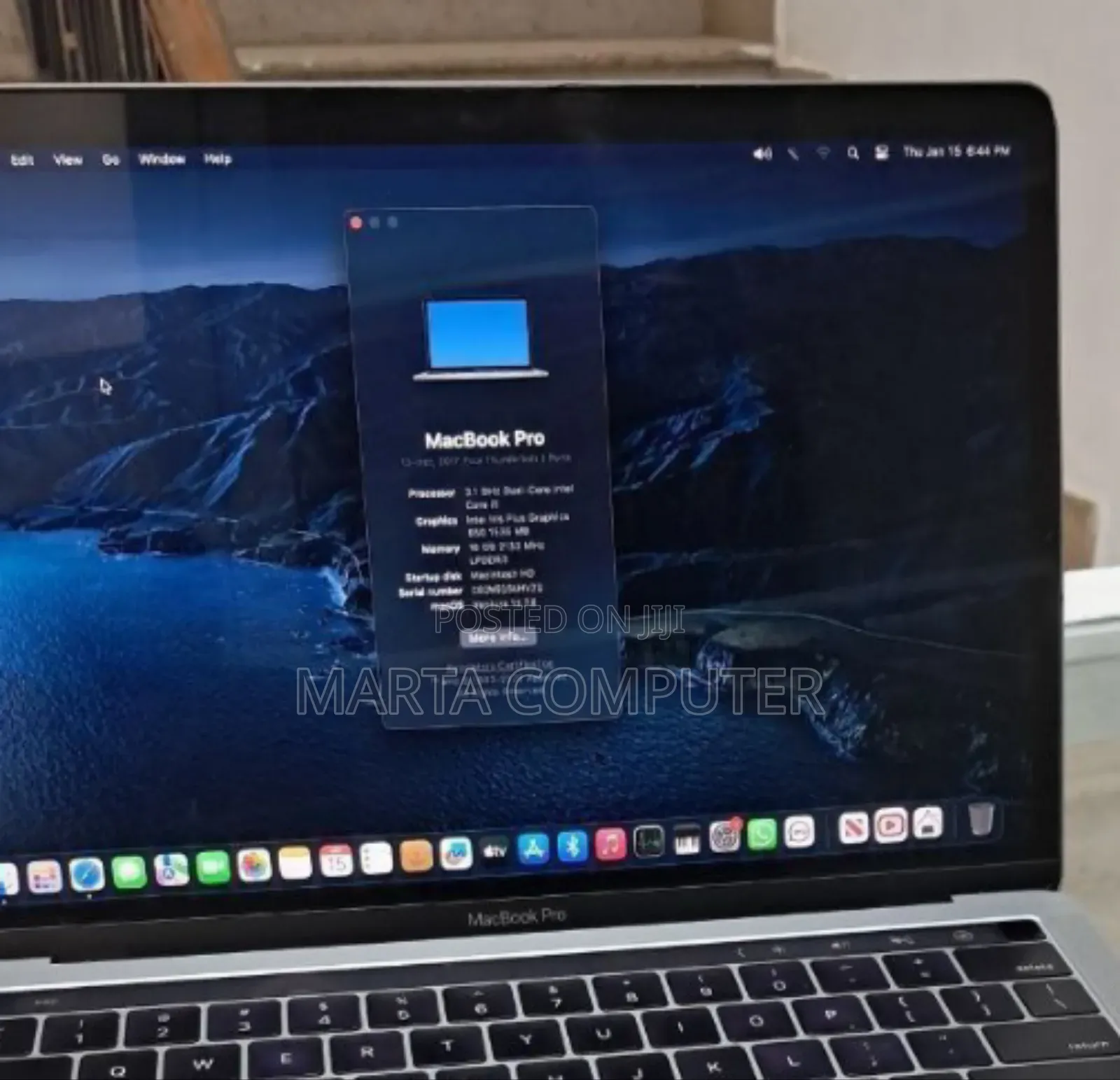 New Laptop Apple MacBook Pro 16GB Intel Core I5 SSD 256GB