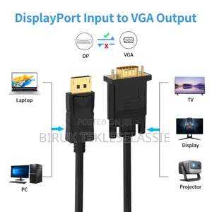 Dp to Vga Cable 1.5 M