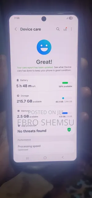 New Samsung Galaxy S21+ 5G 256 GB Black