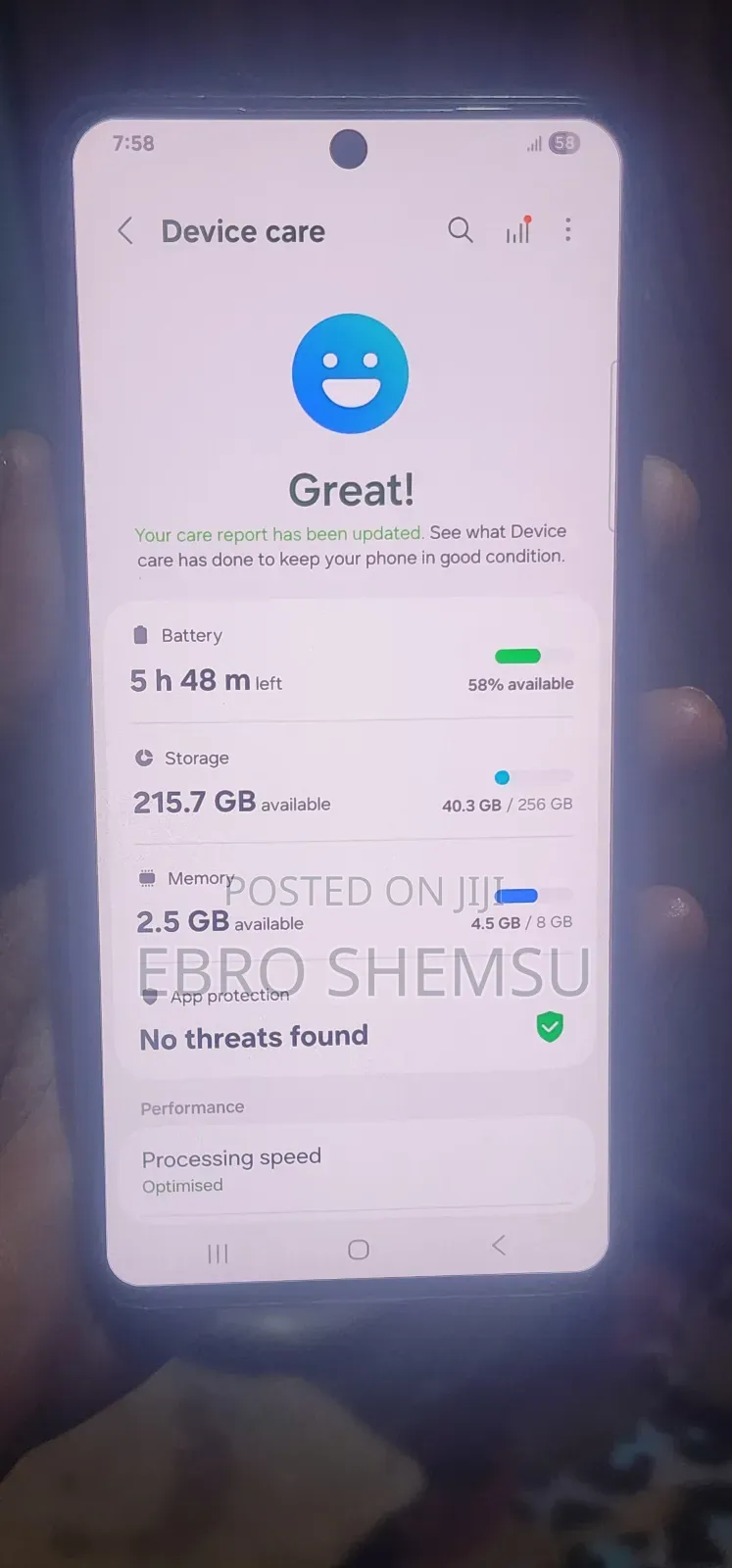 New Samsung Galaxy S21+ 5G 256 GB Black