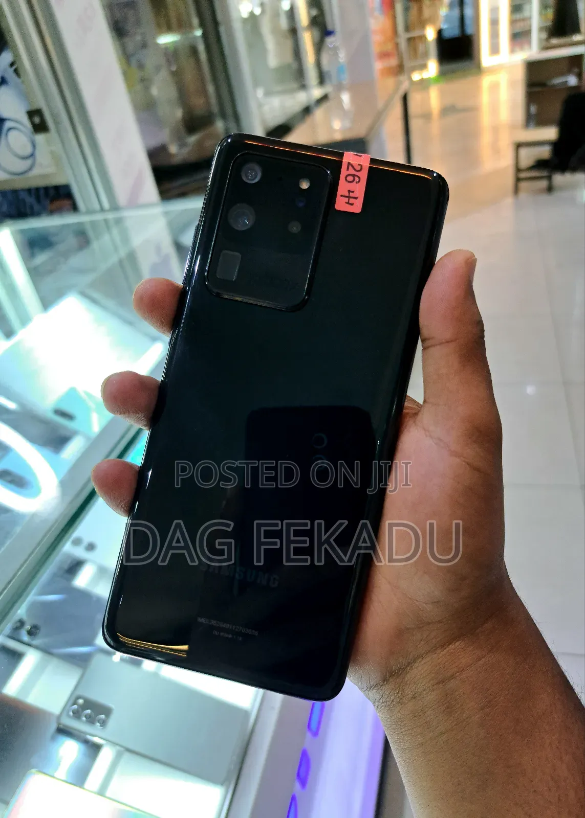 New Samsung Galaxy S20 Ultra 5G 256 GB Black