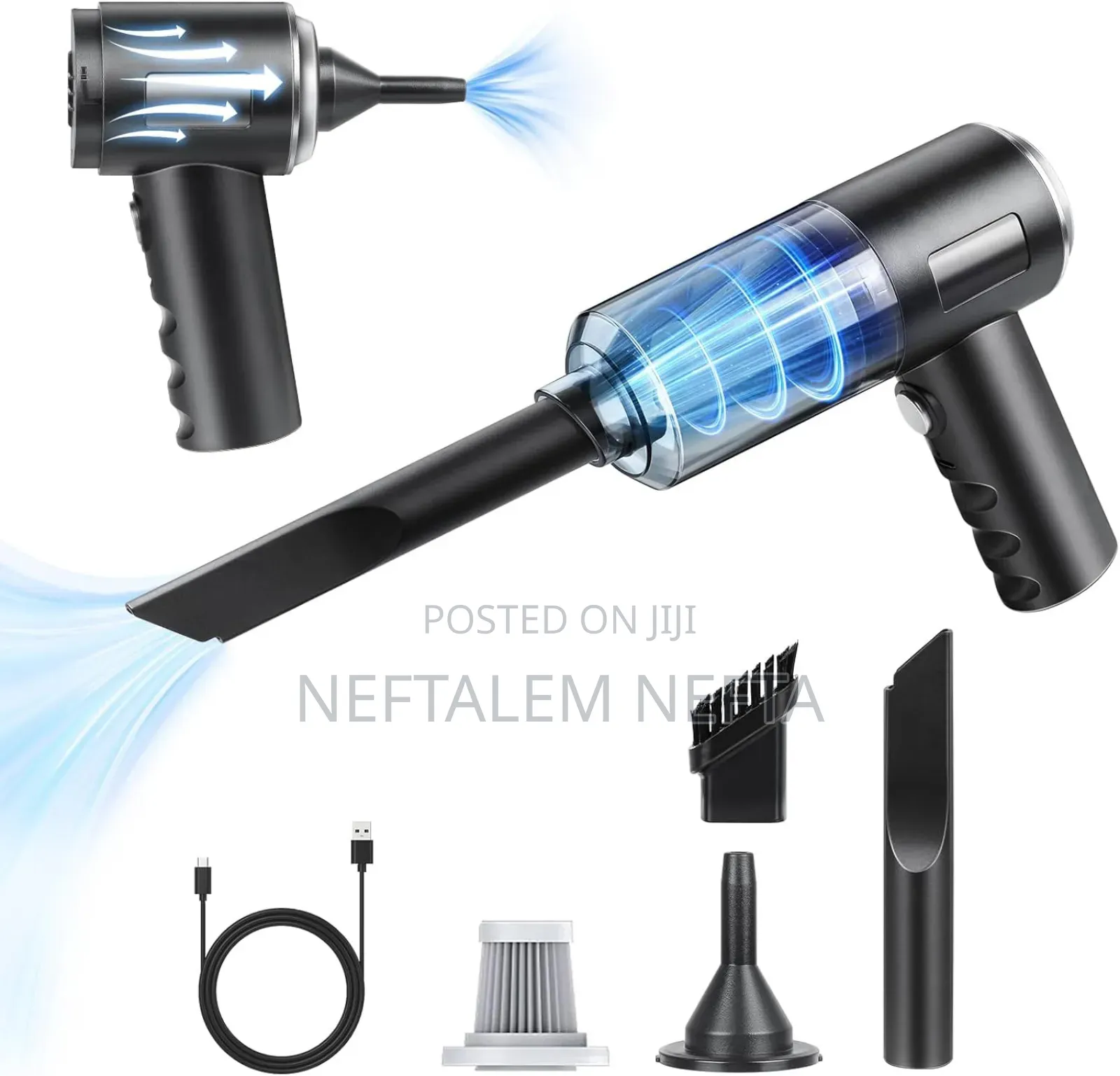 2 in 1 Portable Vacuum Cleaner