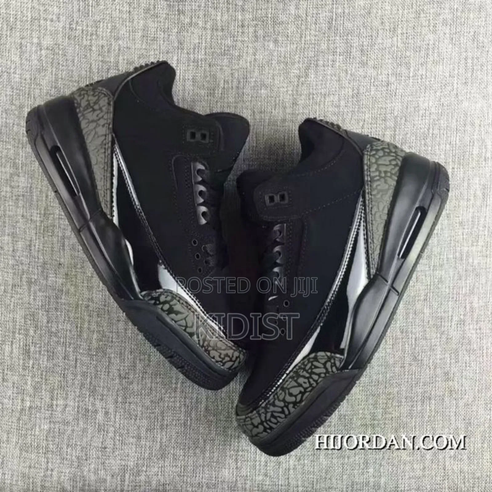 Nike #Air_jordan 3 Black Cat