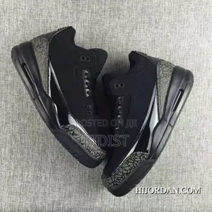 Nike #Air_jordan 3 Black Cat