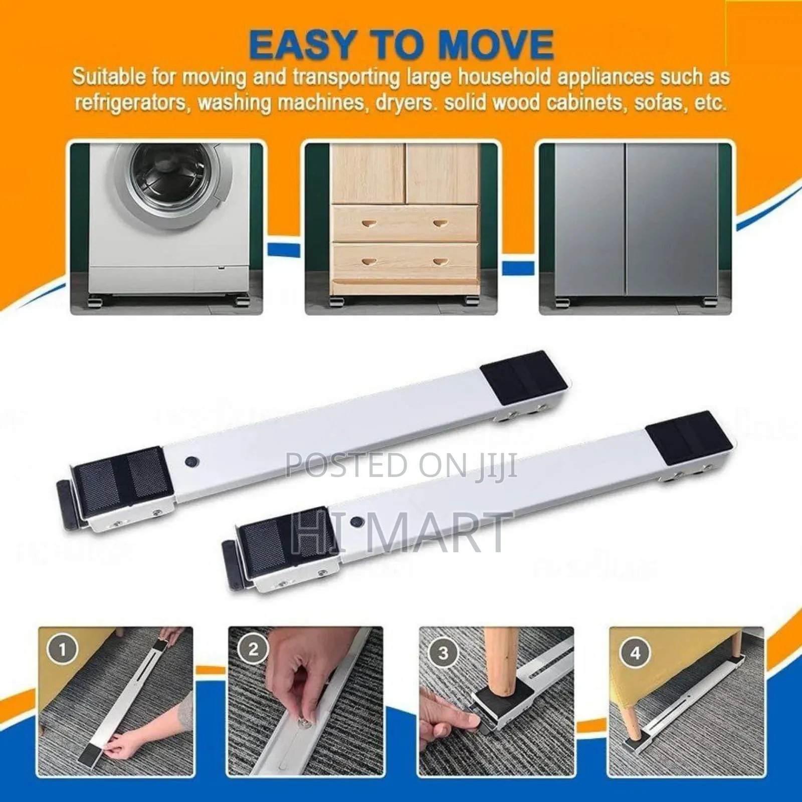 Adjustable Base for Washing Machine and Refrigrator