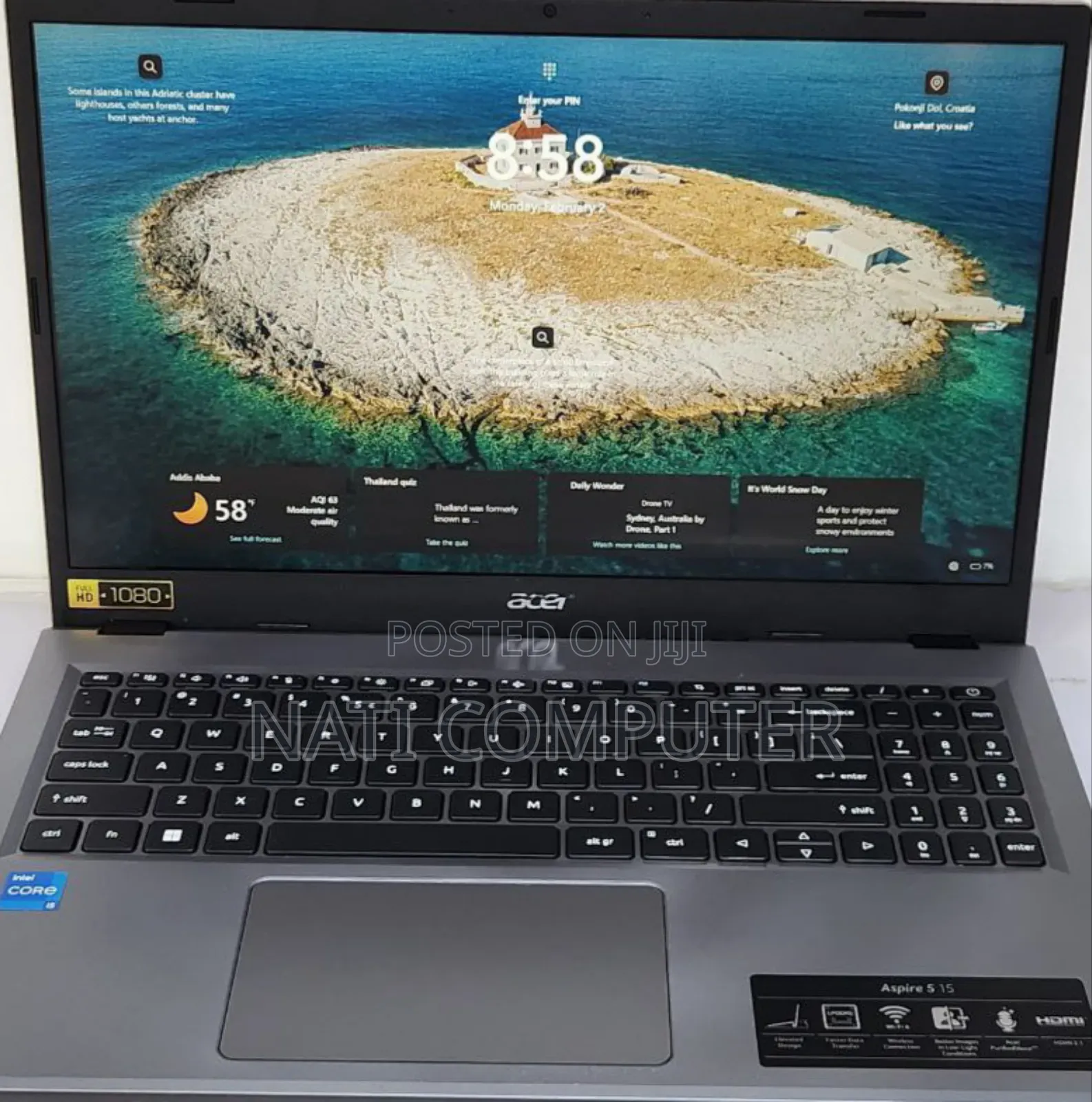 New Laptop Acer Aspire 5 8GB Intel Core I9 SSD 512GB