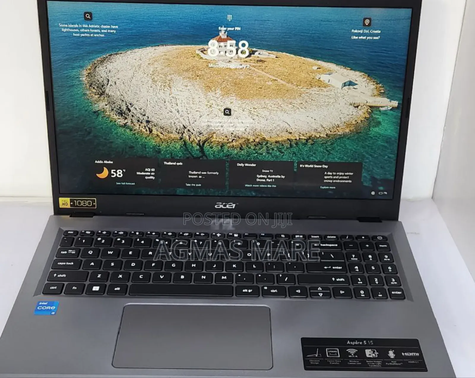 New Laptop Acer Aspire 5 8GB Intel Core I5 SSD 512GB