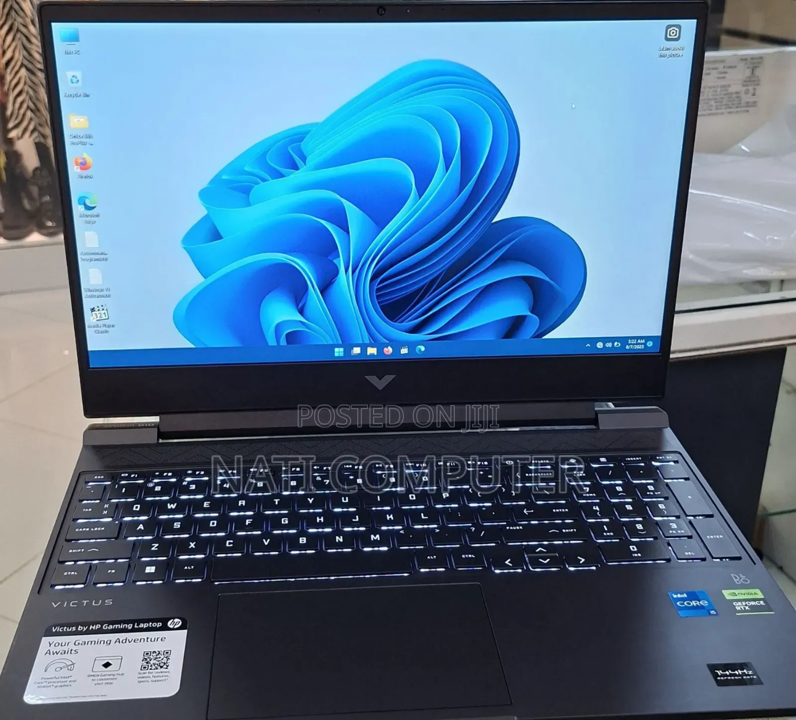 New Laptop HP Victus 15 16GB Intel Core I7 SSD 512GB